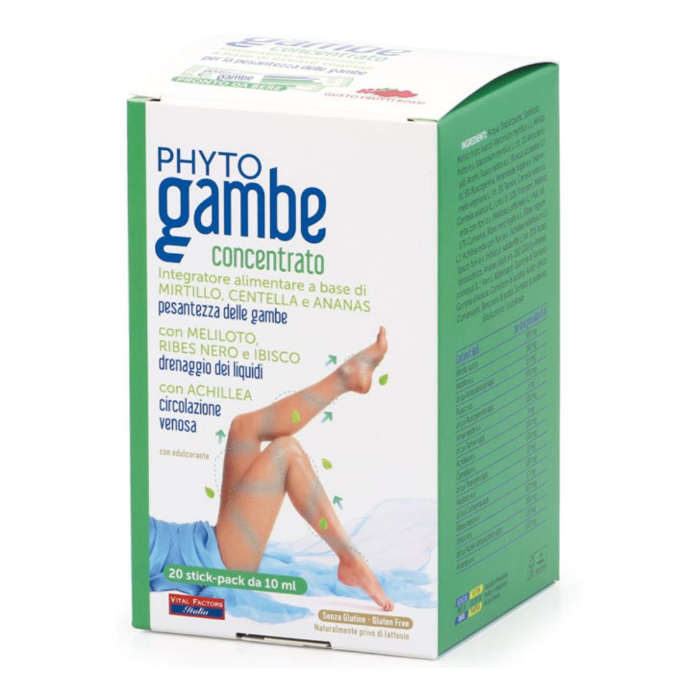 Vital Factors Phytogambe - Concentrato Integratore Alimentare 20 stick da 10 ml