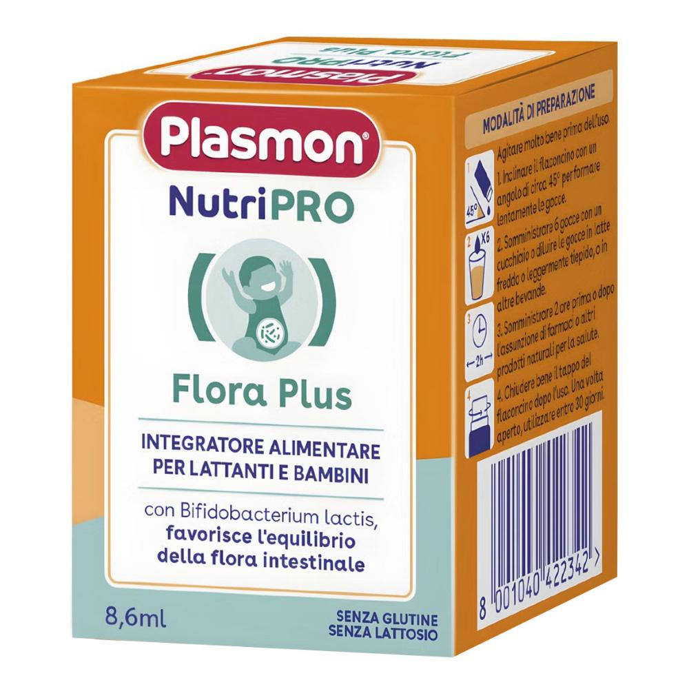 Plasmon Nutripro Flora+ 8,6 ml - gocce probiotiche per bambini