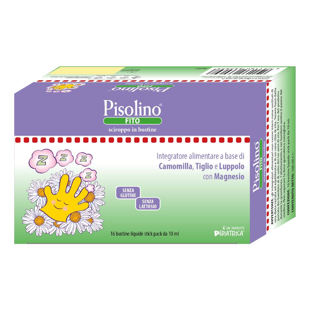 Pisolino Fito Integratore per il Sonno in Bustine - 16 Bustine Rilassanti a Base di Estratti Vegetali per Favorire il Riposo Notturno