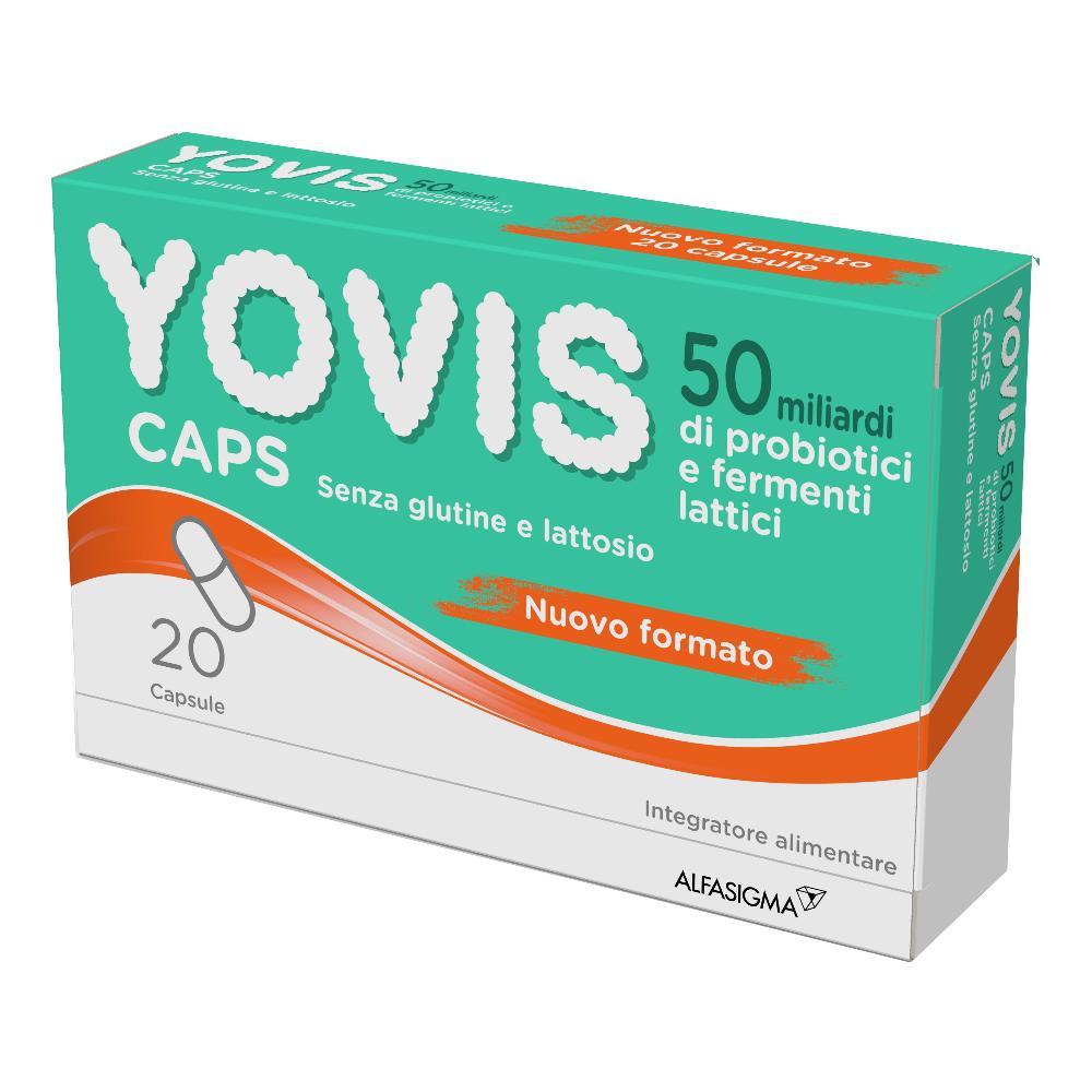 Yovis - Integratore con Probiotici e Fermenti Lattici Vivi per il Benessere Intestinale 20 capsule